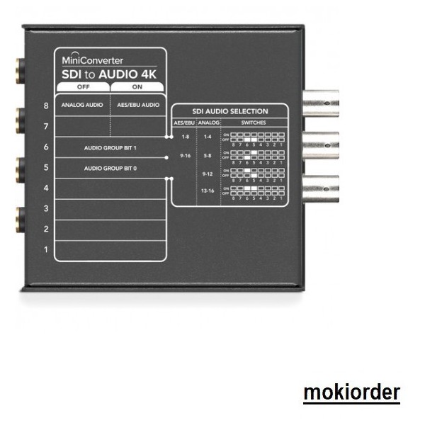 خانه مبدل استودیویی Blackmagicdesign مدل Mini Converter SDI to Audio 4K